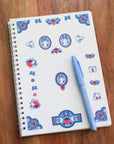 Strawberry Medley Clear Sticker Sheet