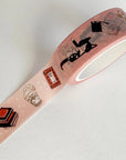Pink Cats & Books Washi Tape