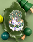 Transparent Bonsai Garden - Unicorn Vinyl Sticker