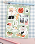 Cat’s Chef Cuisine Sticker Sheet