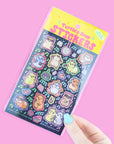 Hamster Dance Party Sticker Sheet