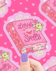 Love Spells Book Sticker