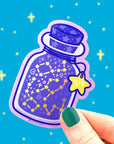 Bottle of Stars Vinyl Sticker