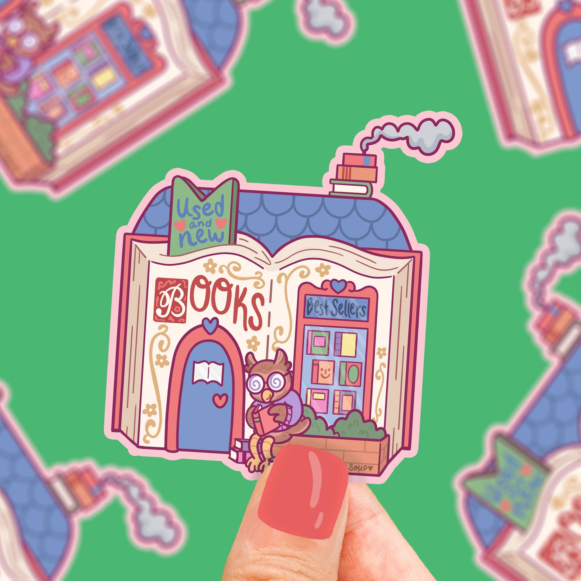 Bookstore Dreams Vinyl Sticker