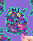 Witchy Greenhouse Vinyl Sticker
