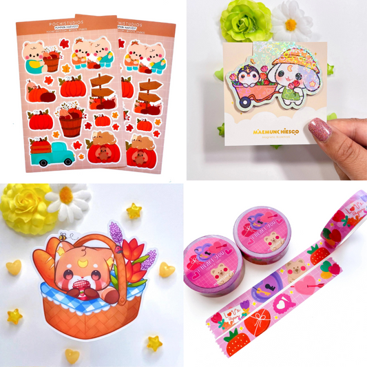 Mae Munchies co and Pochi Studios join the Suteki Stickers family