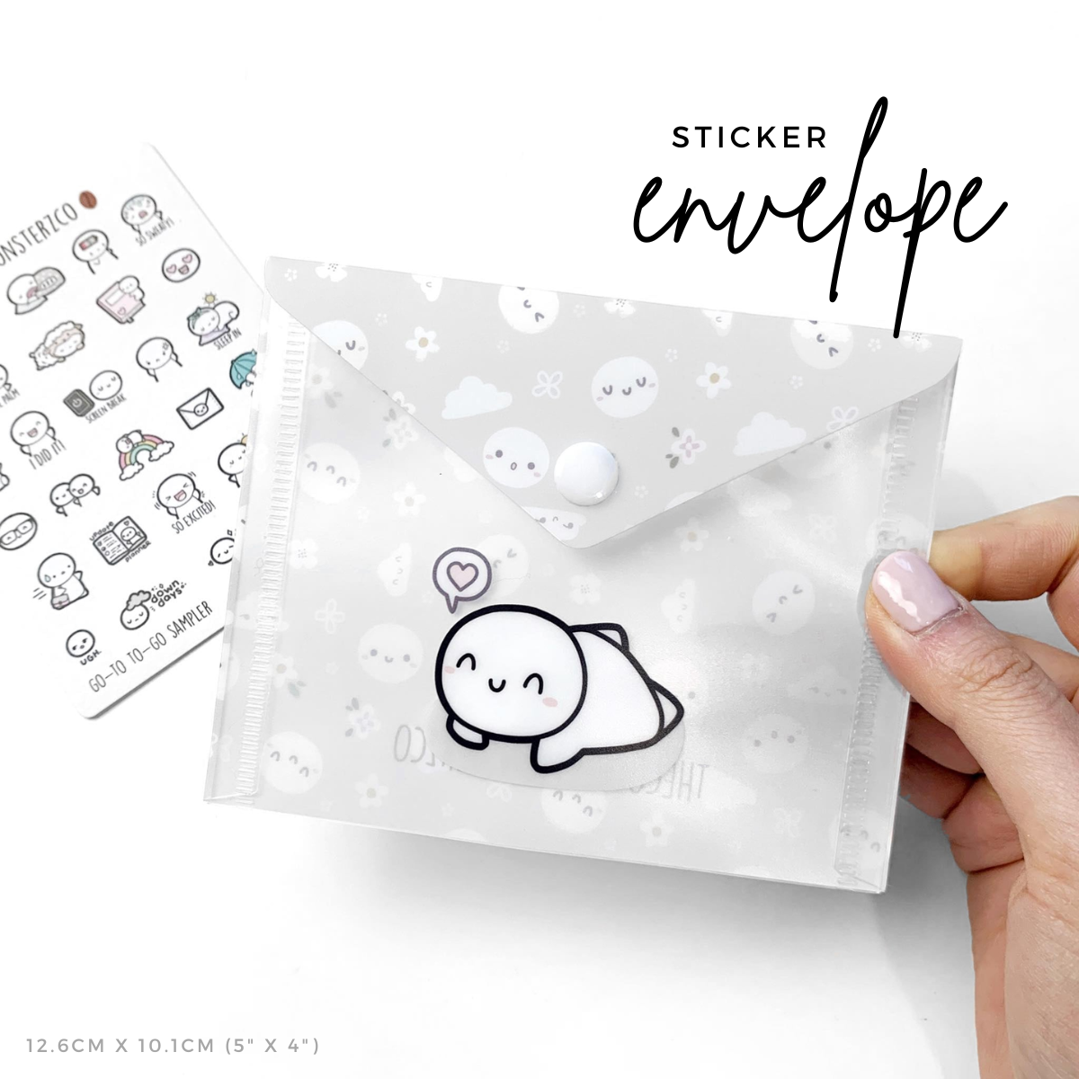 Small - Plastic Sticker Envelope