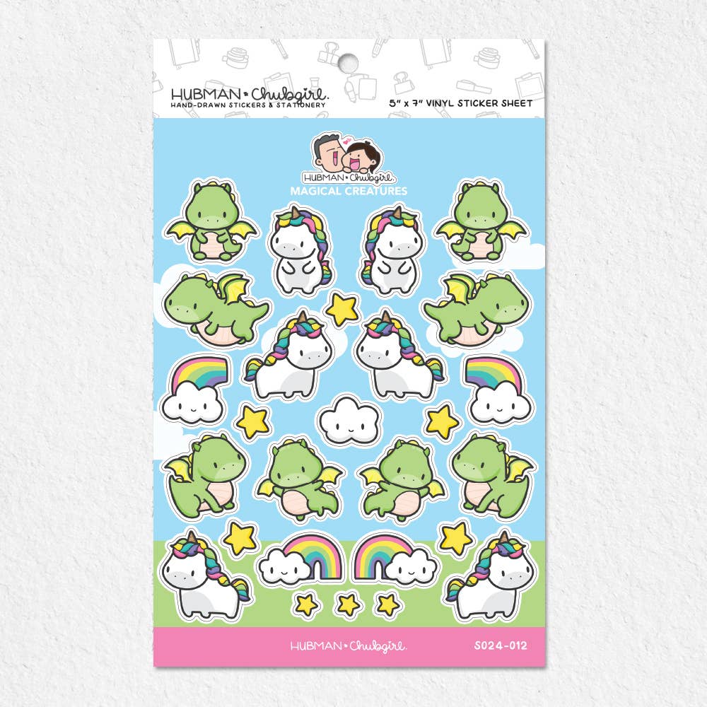 Sticker Sheet - Magical Creatures