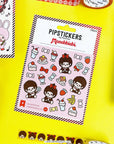 Monchhichi & Sweets Sticker Sheet