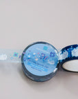 Floral White Cat PET Tape