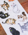 Neighborhood Cats Washi Sticker Sheet
