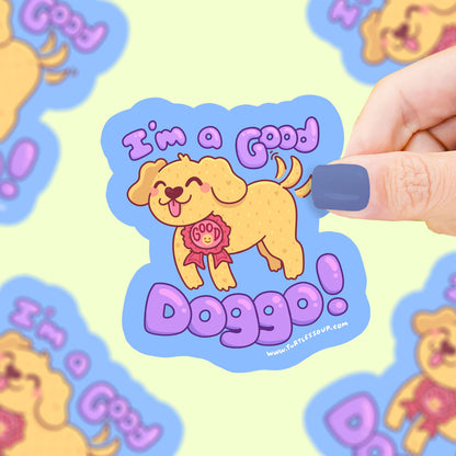 Good Doggo Vinyl Sticker