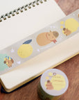 Paper Roll Labels (Kiss Cut) - Capybara