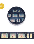 Sleeping Train Under the Stars Washi Tape