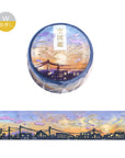 Golden Sunset Sky Washi Tape