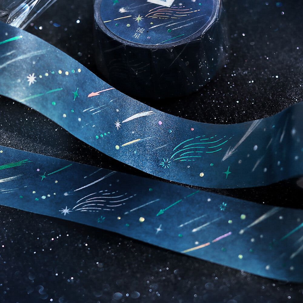 Meteor Shower Night Sky Washi Tape