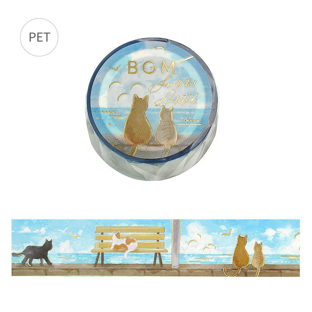 Seaside Cats Clear Tape