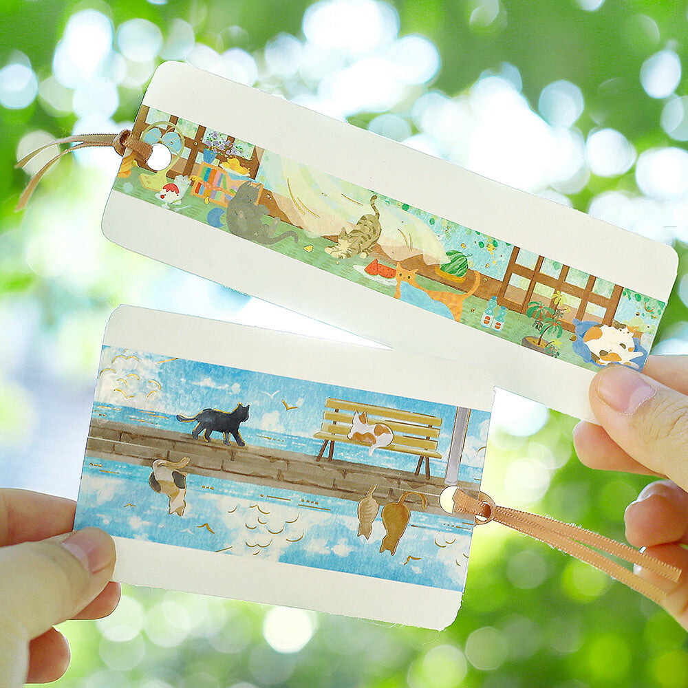 Seaside Cats Clear Tape
