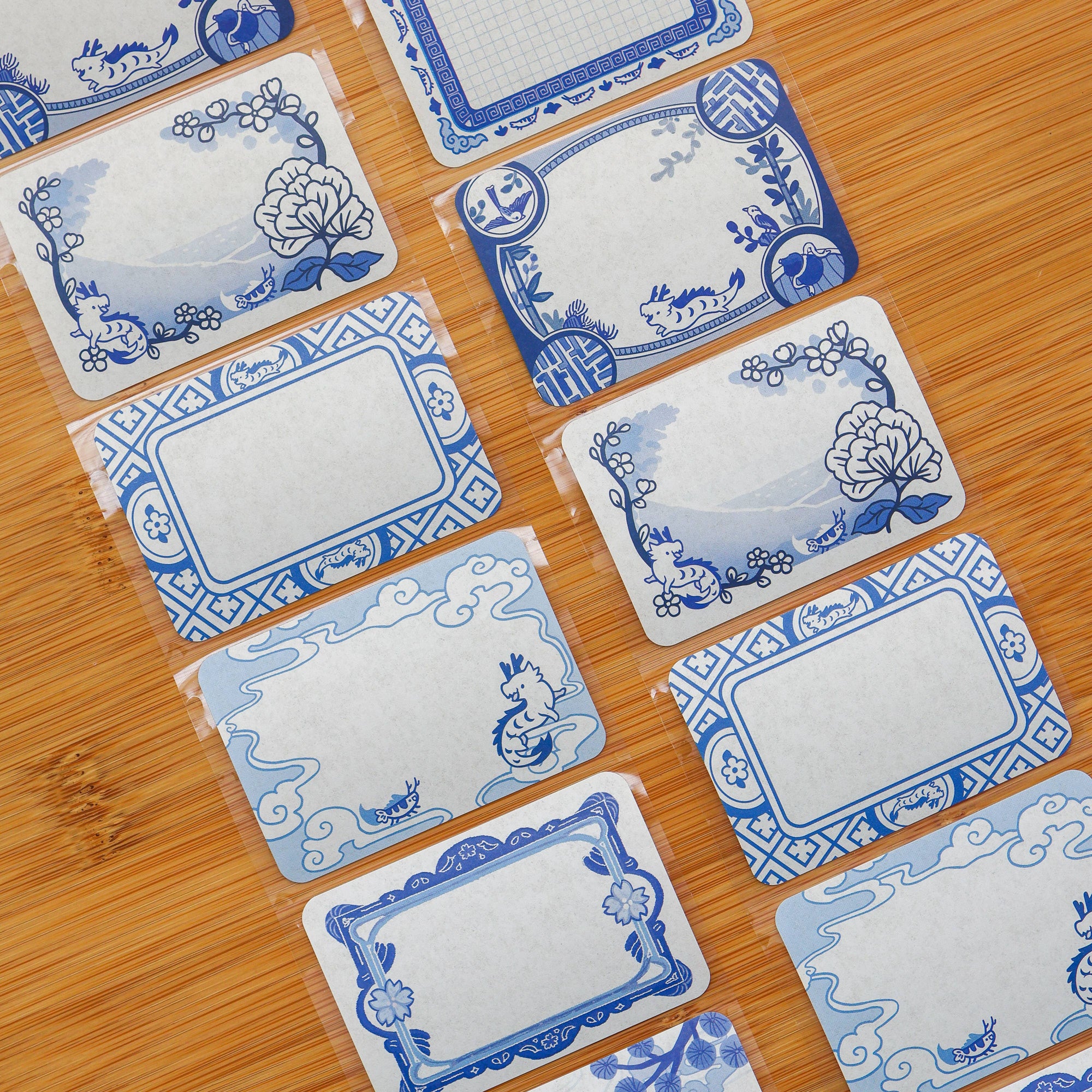 Chinese Porcelain Paper Roll Labels