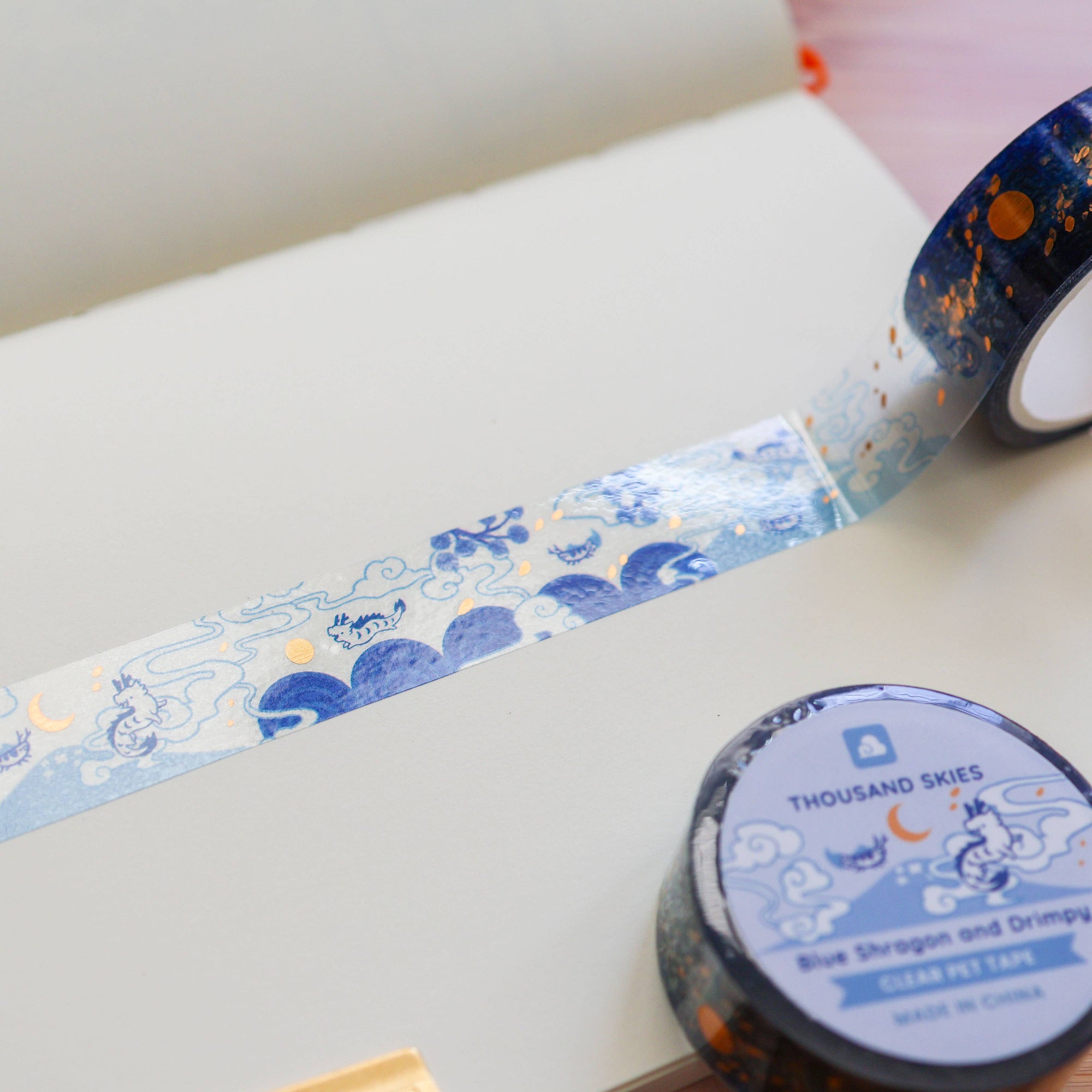 Blue Shragon and Drimpy PET Tape