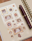 Meowster Piece Gold Foil Sticker Sheet