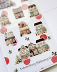 Christmas Village Washi Sticker Sheet