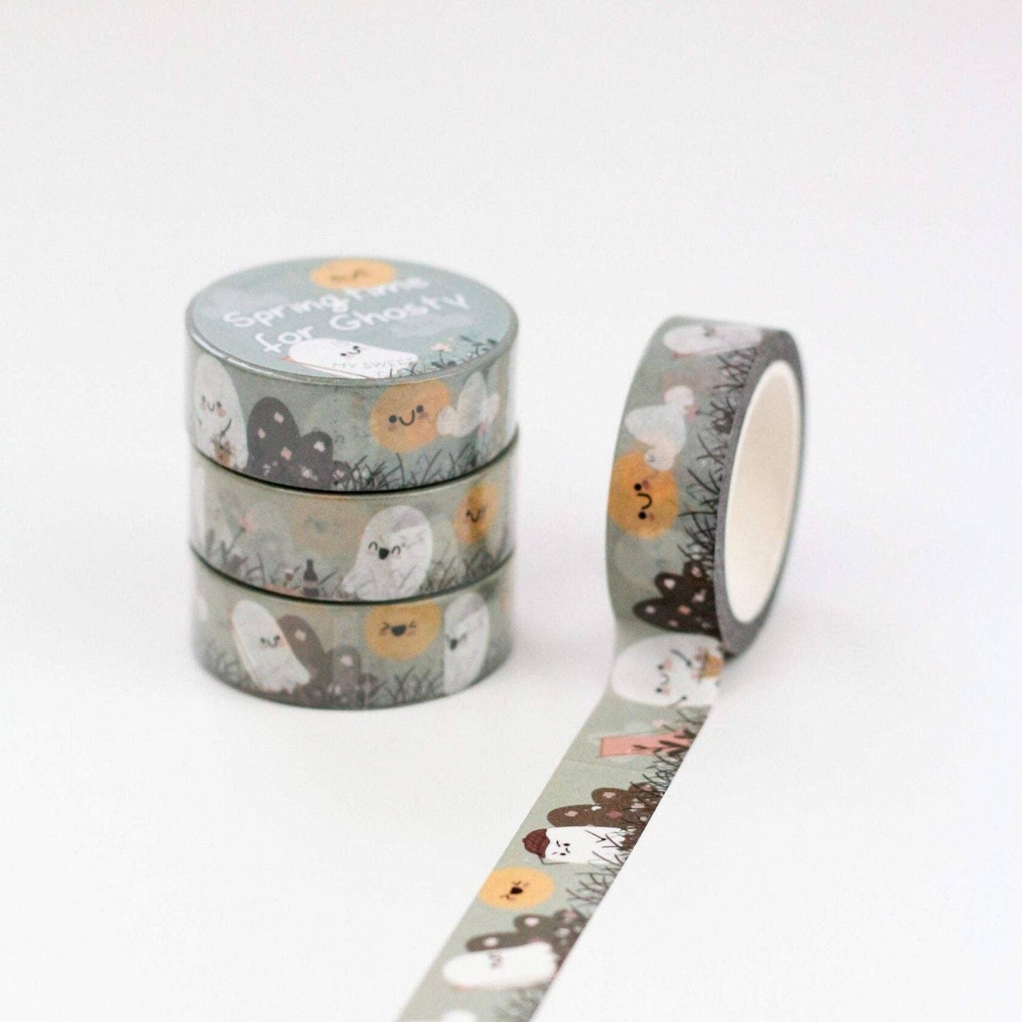 Spring time for Ghosty - Ghost washi tape