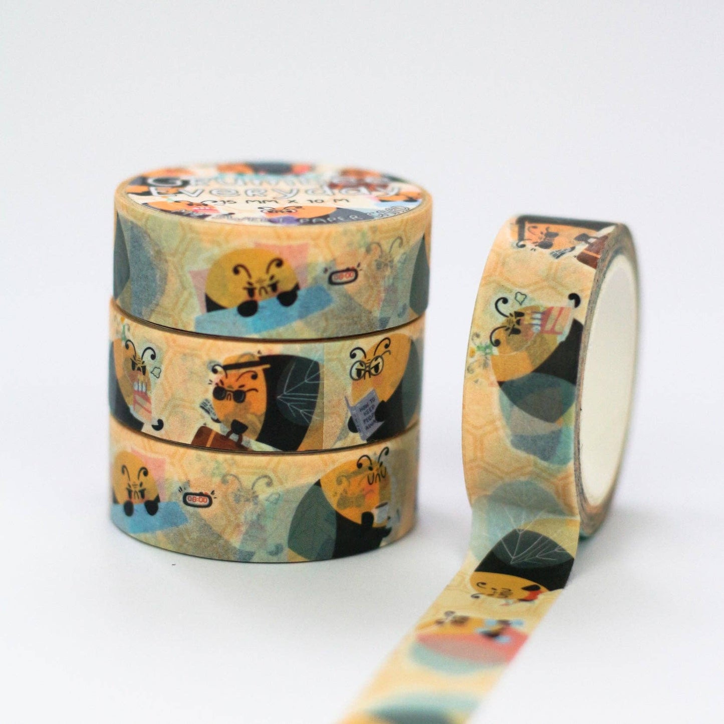 Grumbee Everyday - Bee washi tape - Cute washi tape