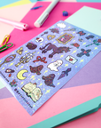 Goth Romance Sticker Sheet