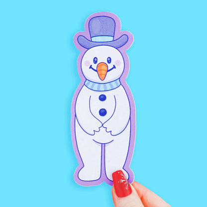 Snowman Reader Gift Bookmark