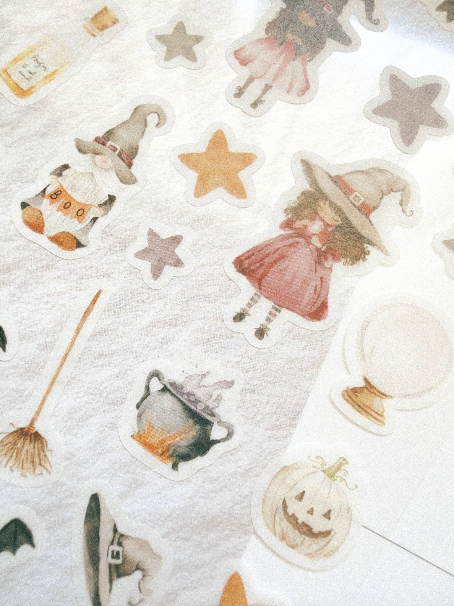 Spooky Halloween Washi Sticker Sheet