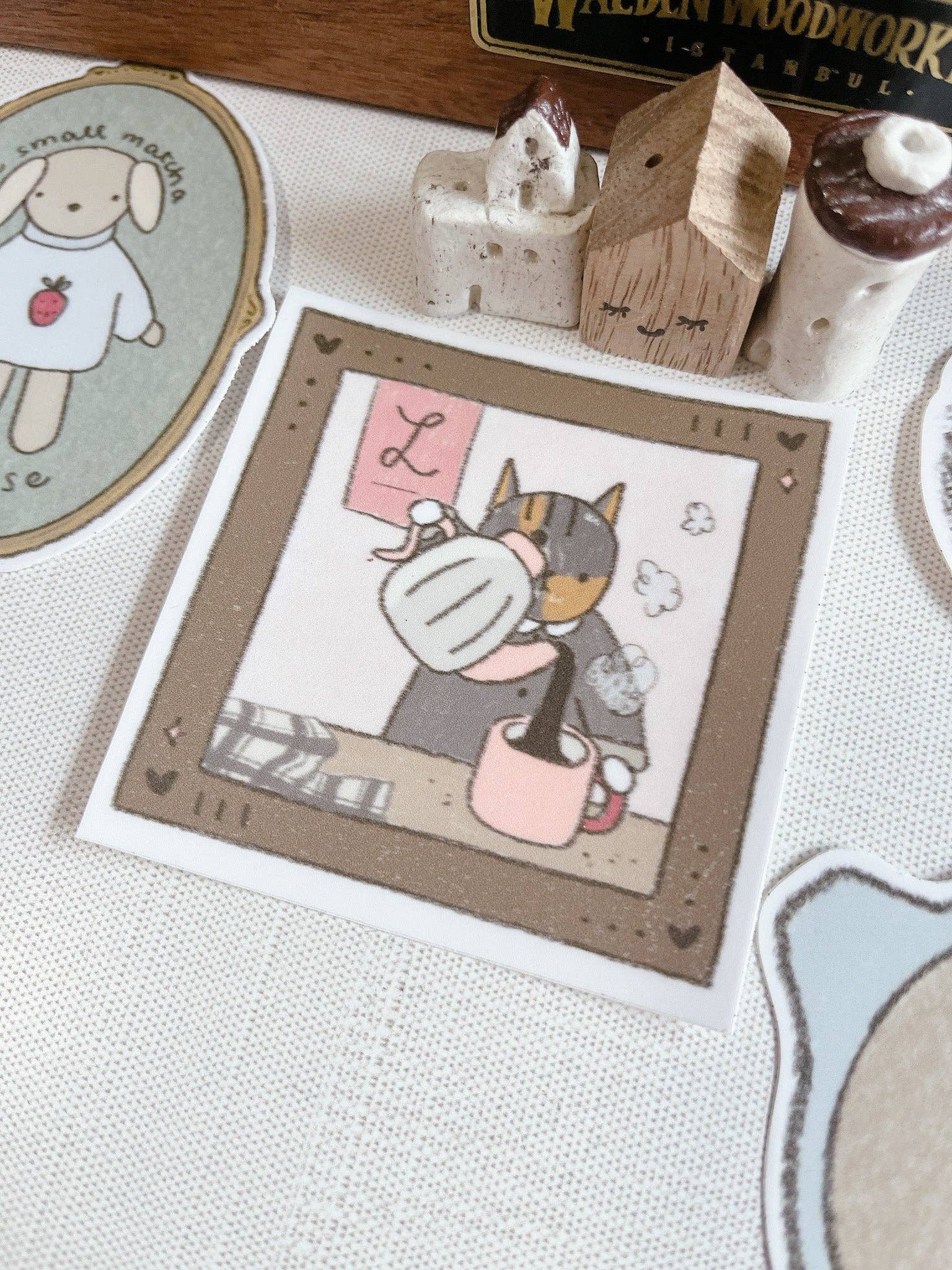 Barista Lucy Vinyl Sticker