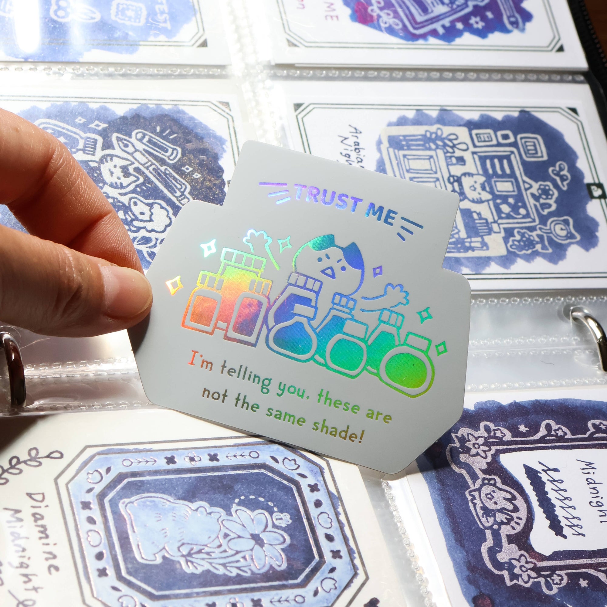 Trust Me... They're Different Vinyl Sticker
