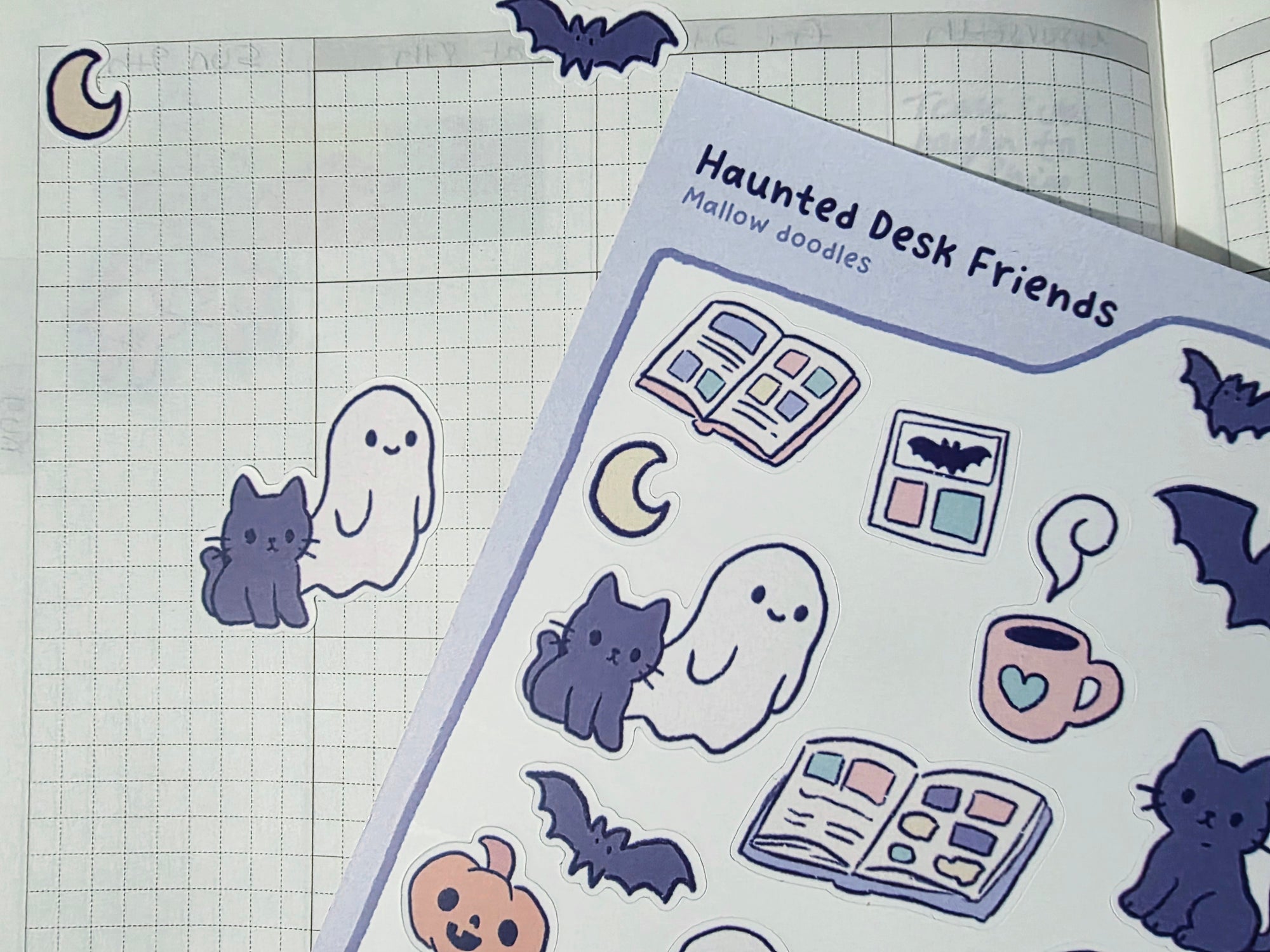 Haunted Desk Friends Sticker Sheet