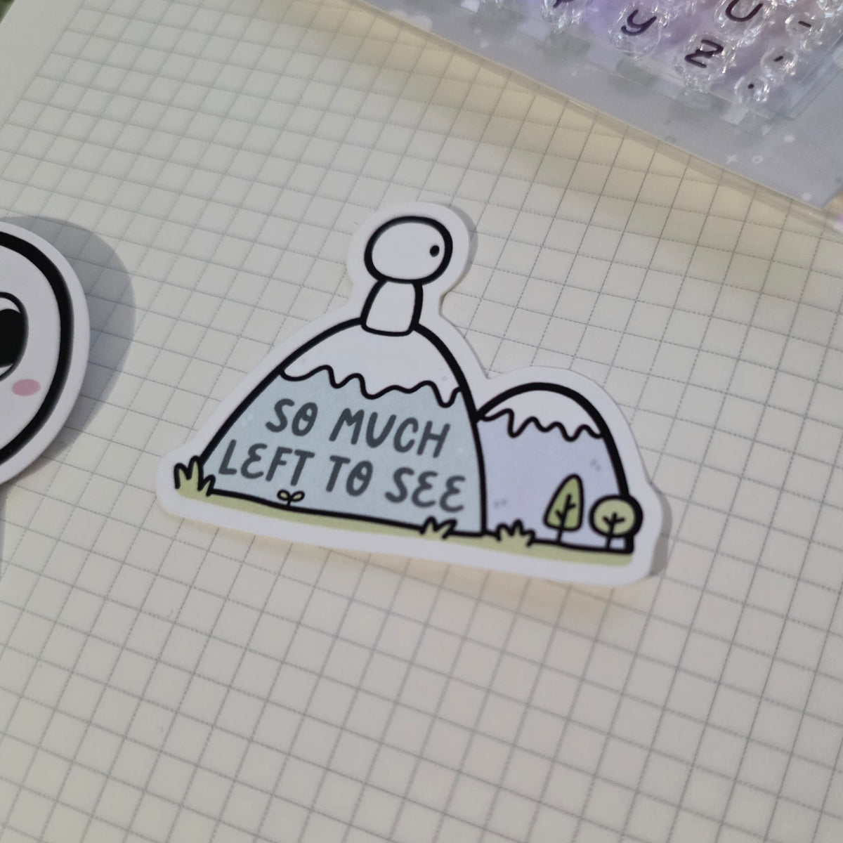 So Much Left to See Emoti Vinyl Sticker