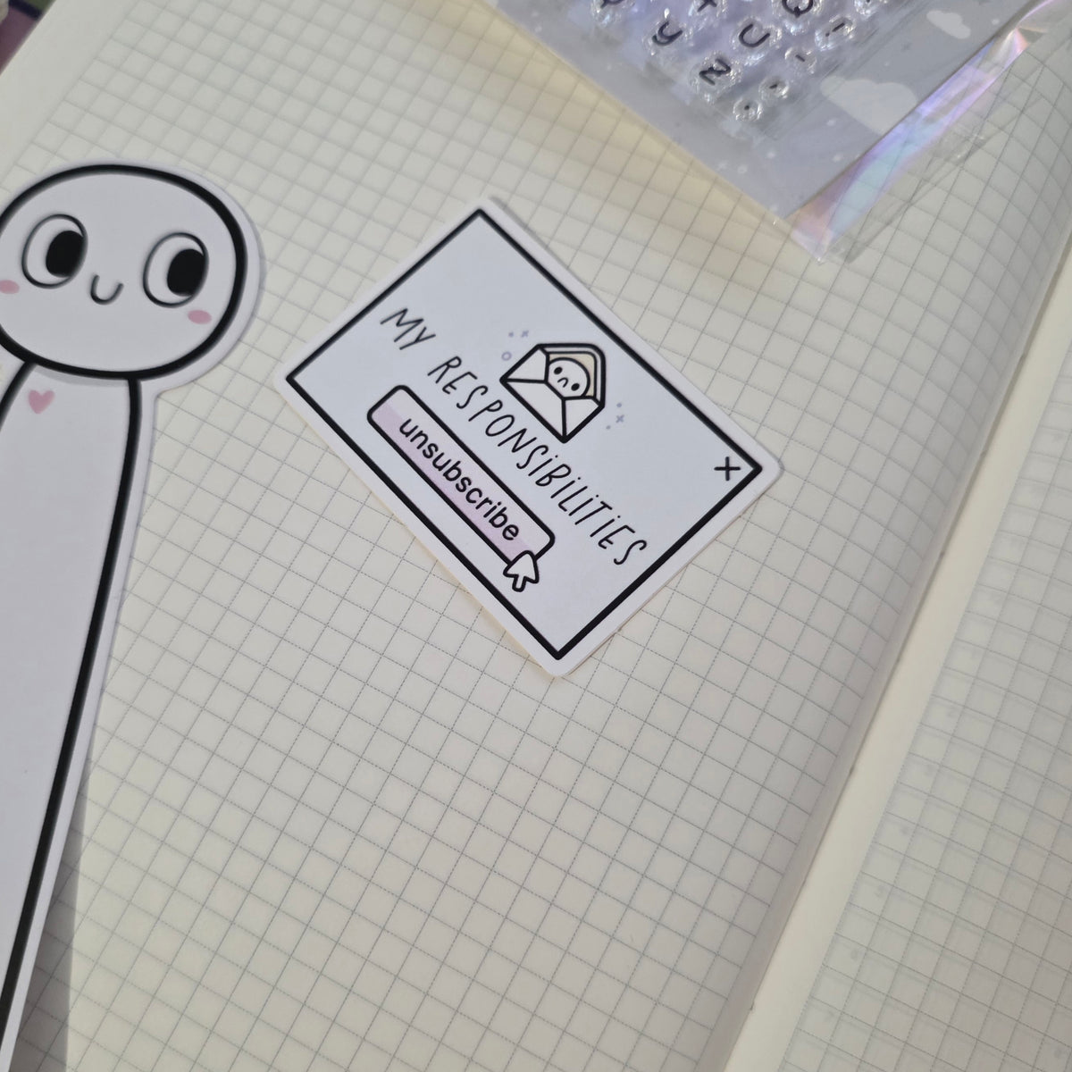 My Responsibilities – Unsubscribing Emoti Vinyl Sticker