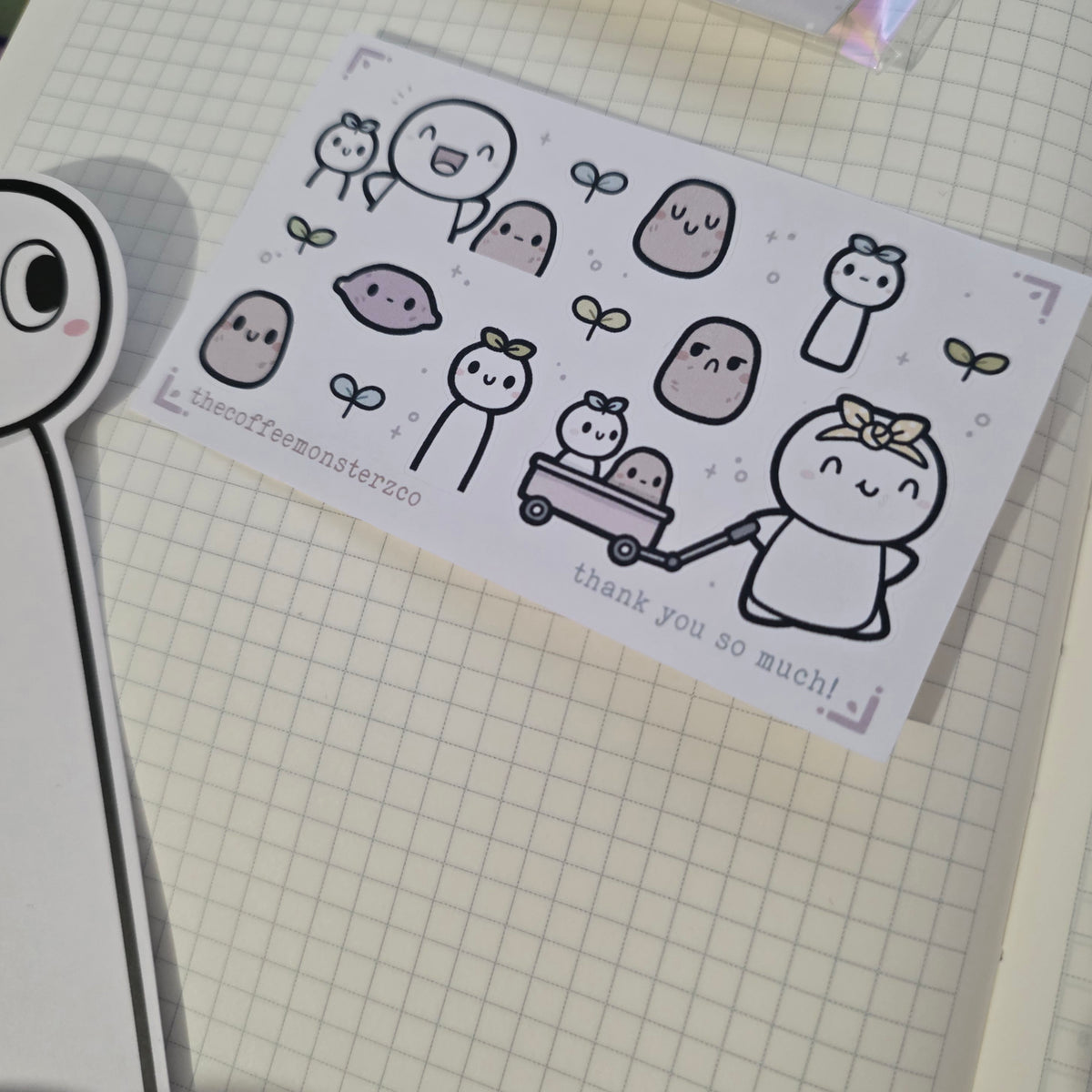 The Tater Team Mini Sticker Sheet