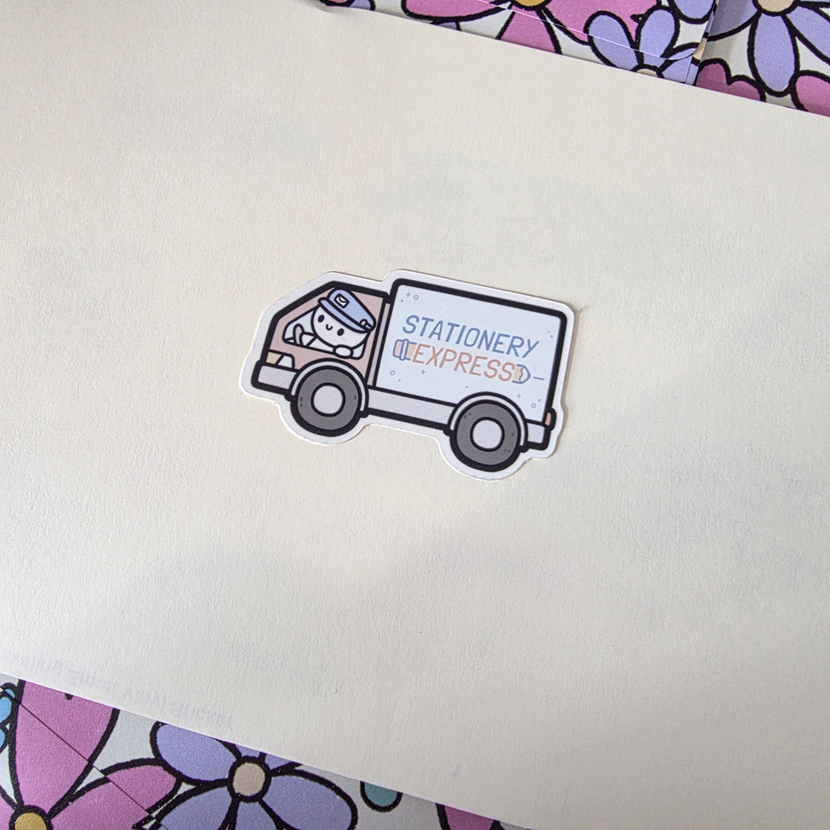 Stationery Express Van Vinyl Sticker