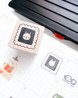 Kubo and Lucy Wooden Rubber Stamps