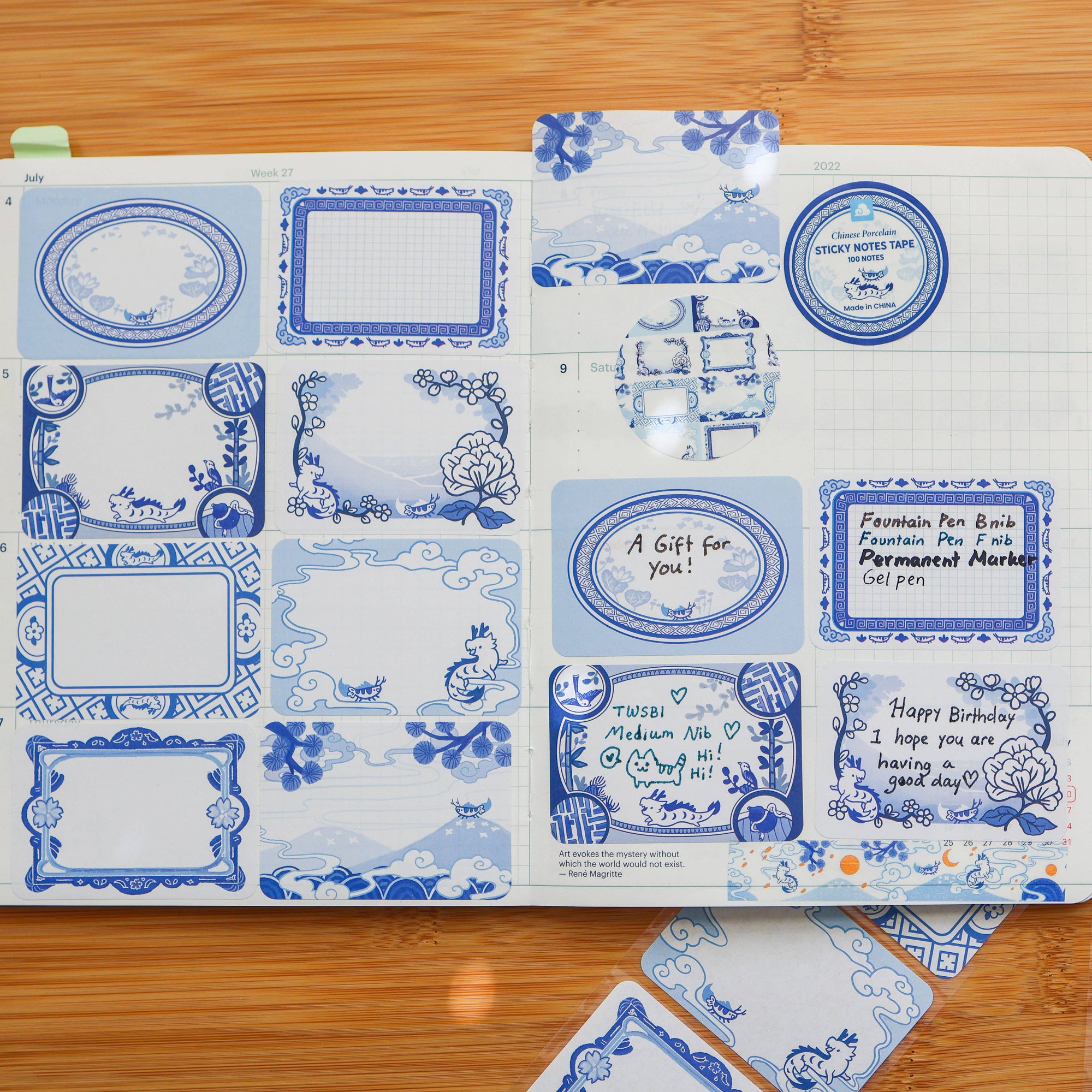 Chinese Porcelain Paper Roll Labels