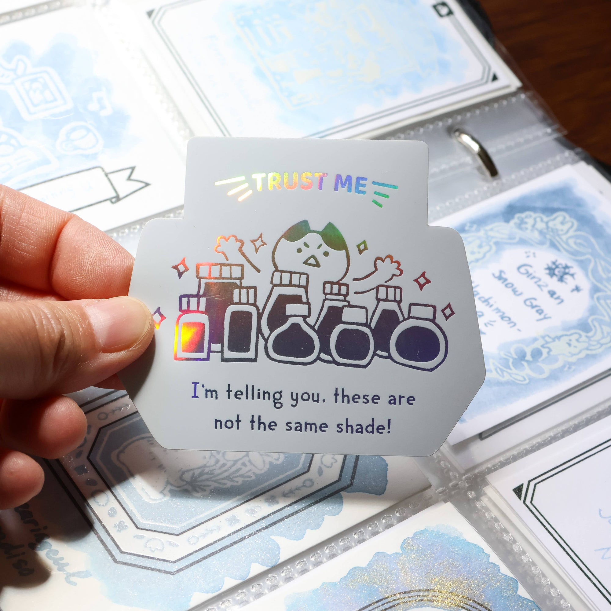 Trust Me... They're Different Vinyl Sticker