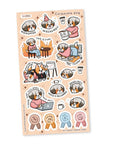 Corporate Dog Sticker Sheet