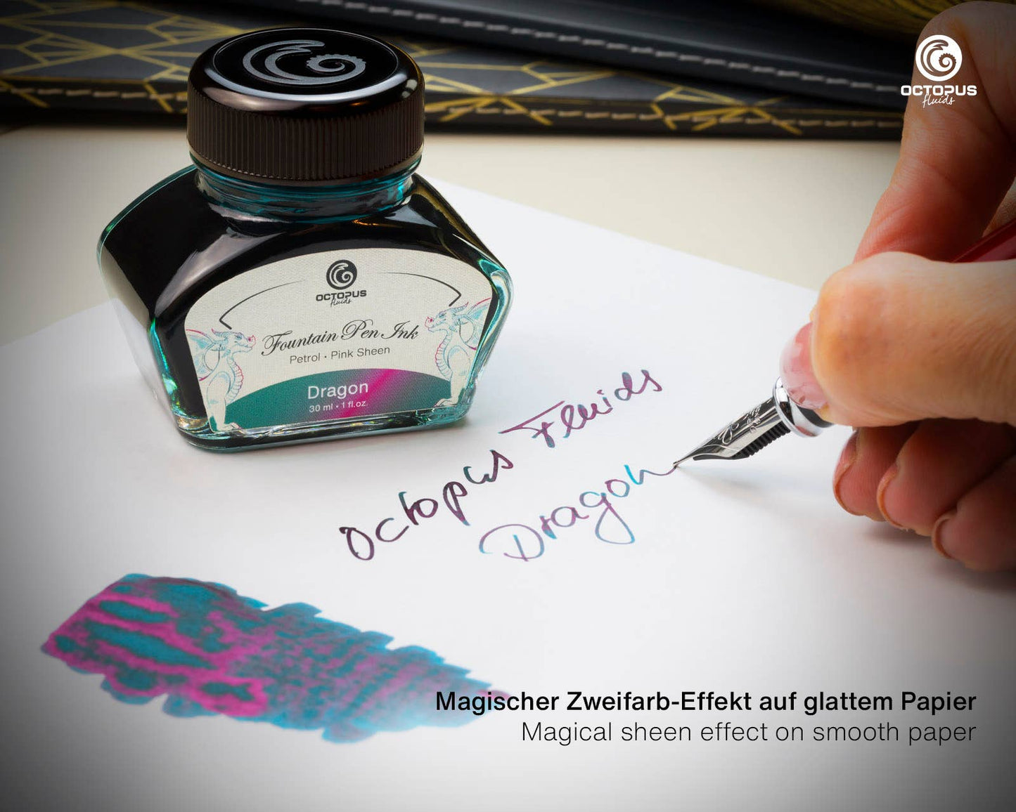 Sheen Dragon Petrol Fountain Pen Ink