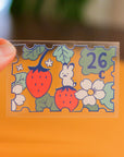 Berries Postage Transparent Vinyl Sticker
