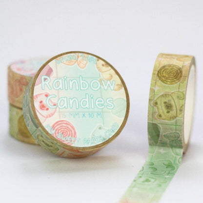 Rainbow Candies - Candy washi tape - Cute washi tape