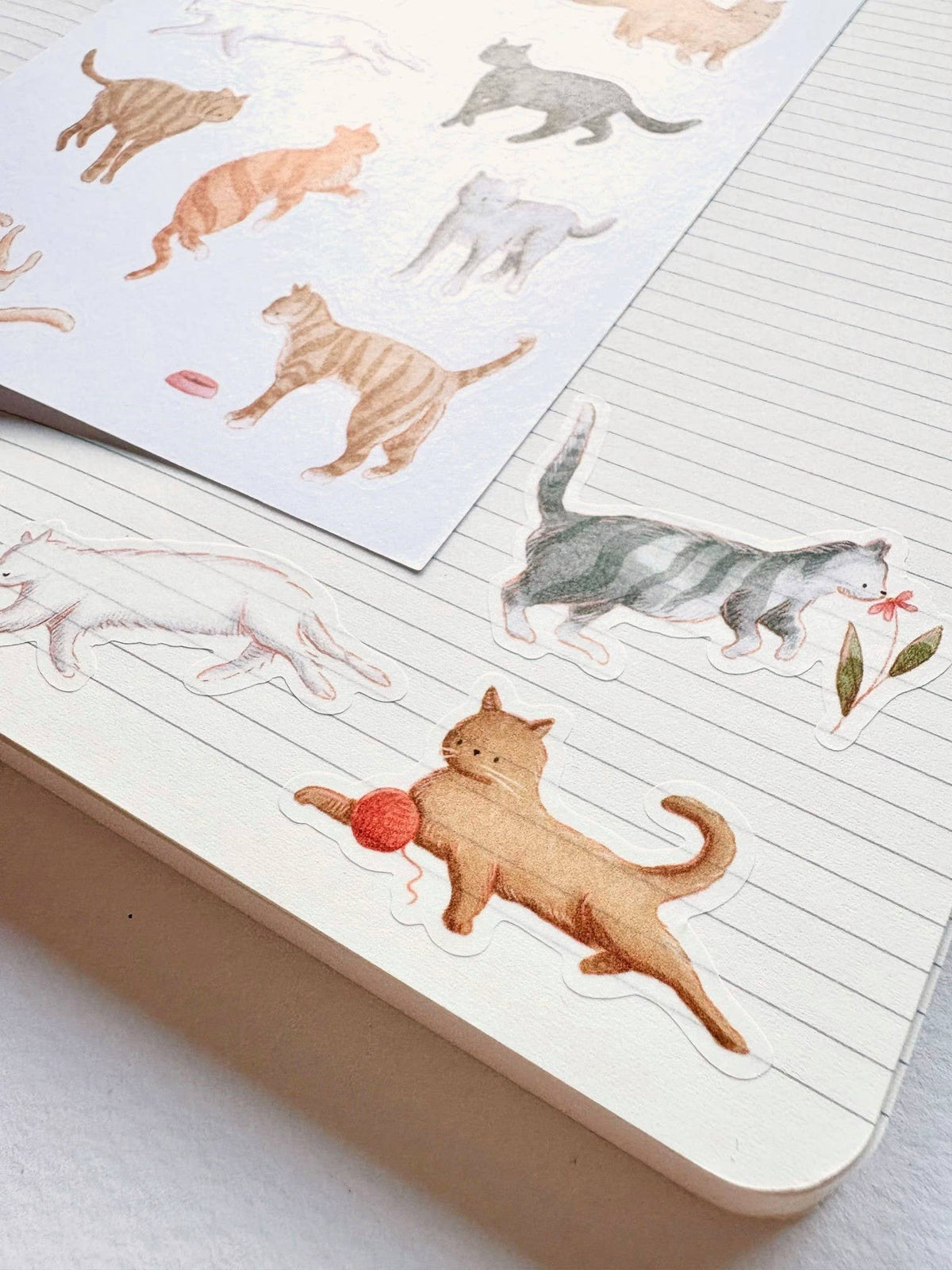 I Love Cats Sticker Sheet