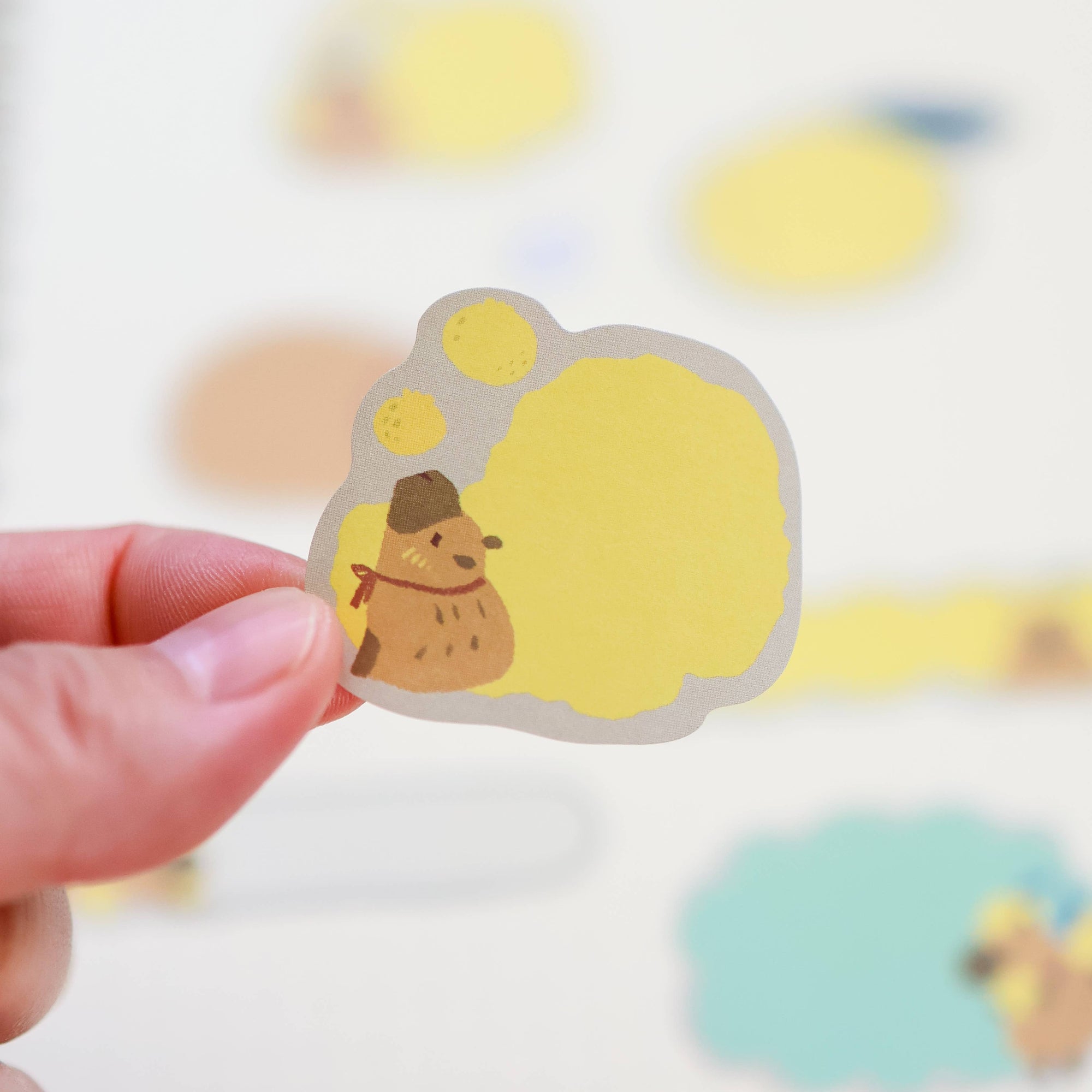 Paper Roll Labels (Kiss Cut) - Capybara