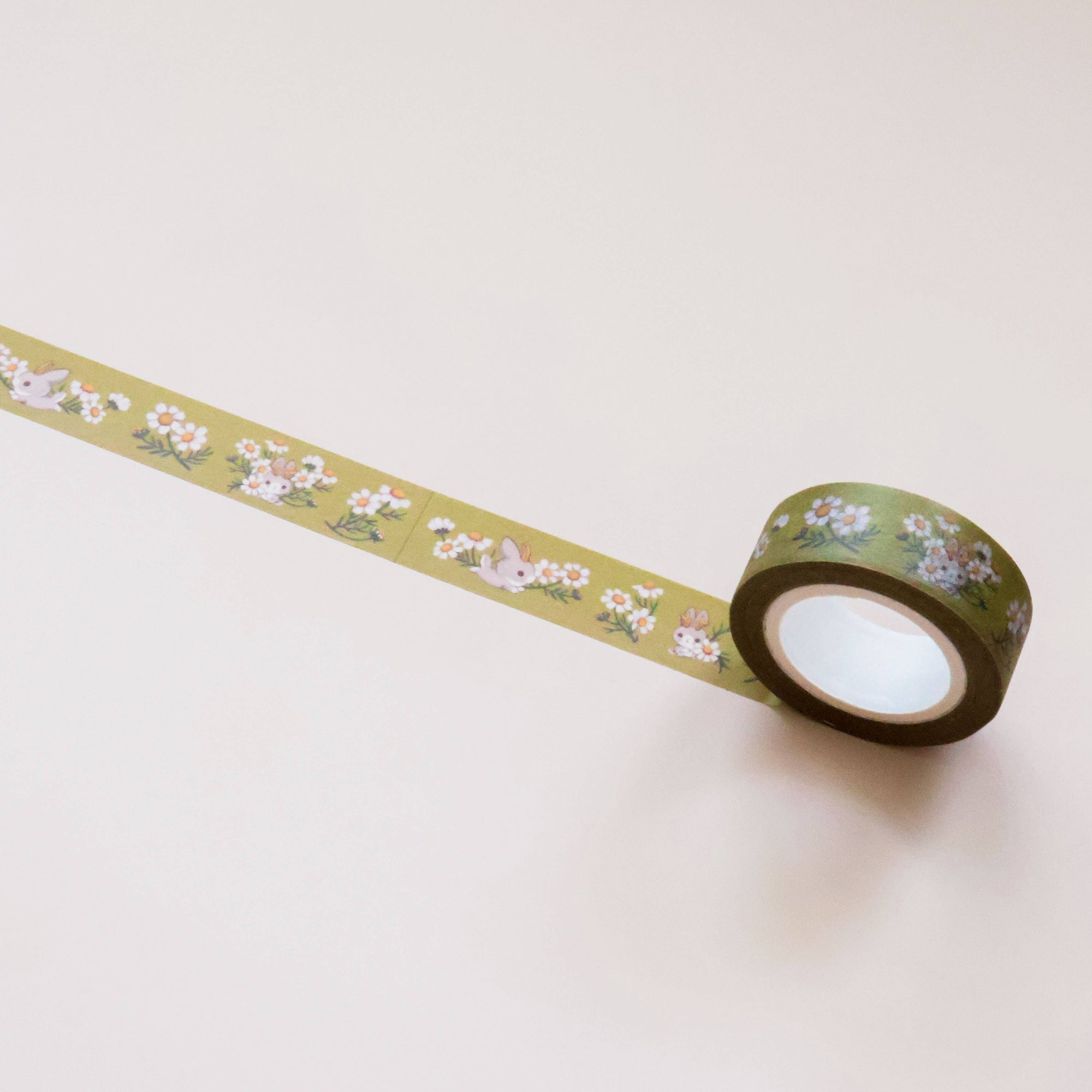 Jackalope&#39;s Garden (Mustard Green) washi tape