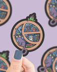 Spooky Halloween Window Sticker