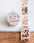 Tabby Cats Stamp Washi Tape